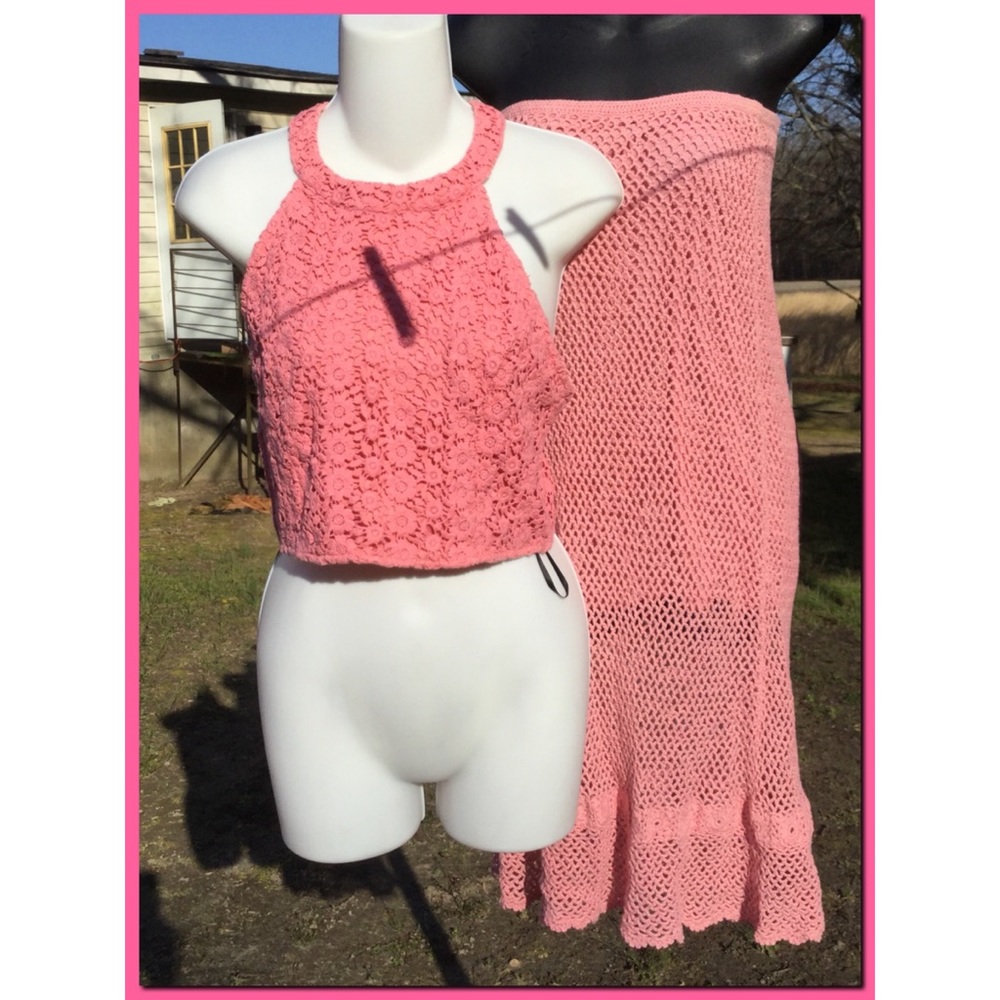 Paired Skirt & Halter, sz M